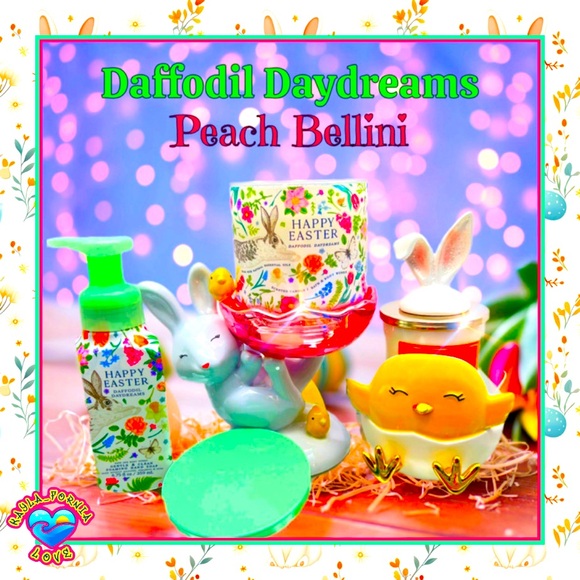 BBW 🌷 Daffodil Daydreams & Peach Bellini 🥂 Easter gift set